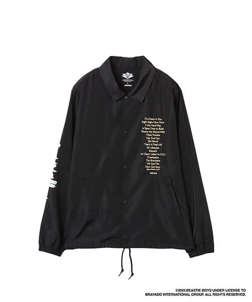 Beastie Boys x atmos COACH JACKET NAVY（ビースティ ボーイズ
