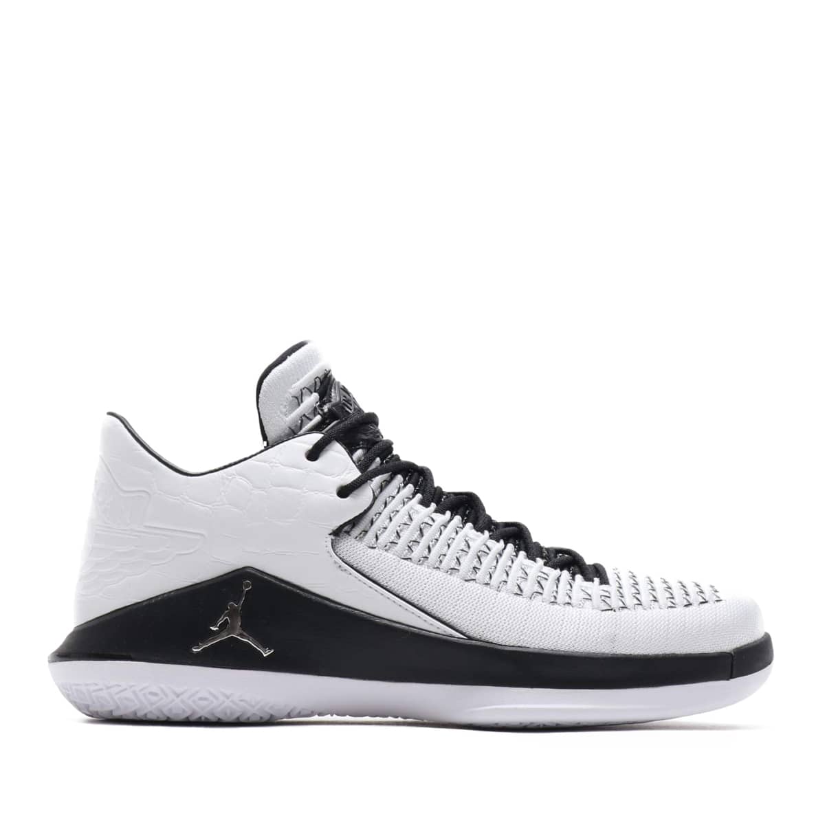 JORDAN BRAND AIR JORDAN XXXII LOW PF WHITE/METALLIC SILVER-BLACK