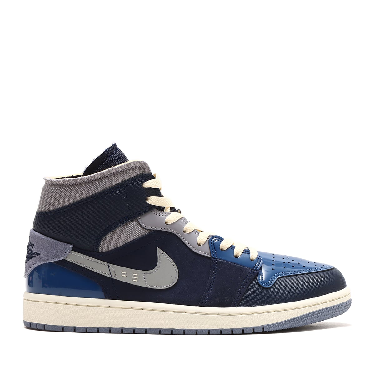 JORDAN BRAND AIR JORDAN 1 MID SE CRAFT OBSIDIAN/WHITE-FRENCH BLUE
