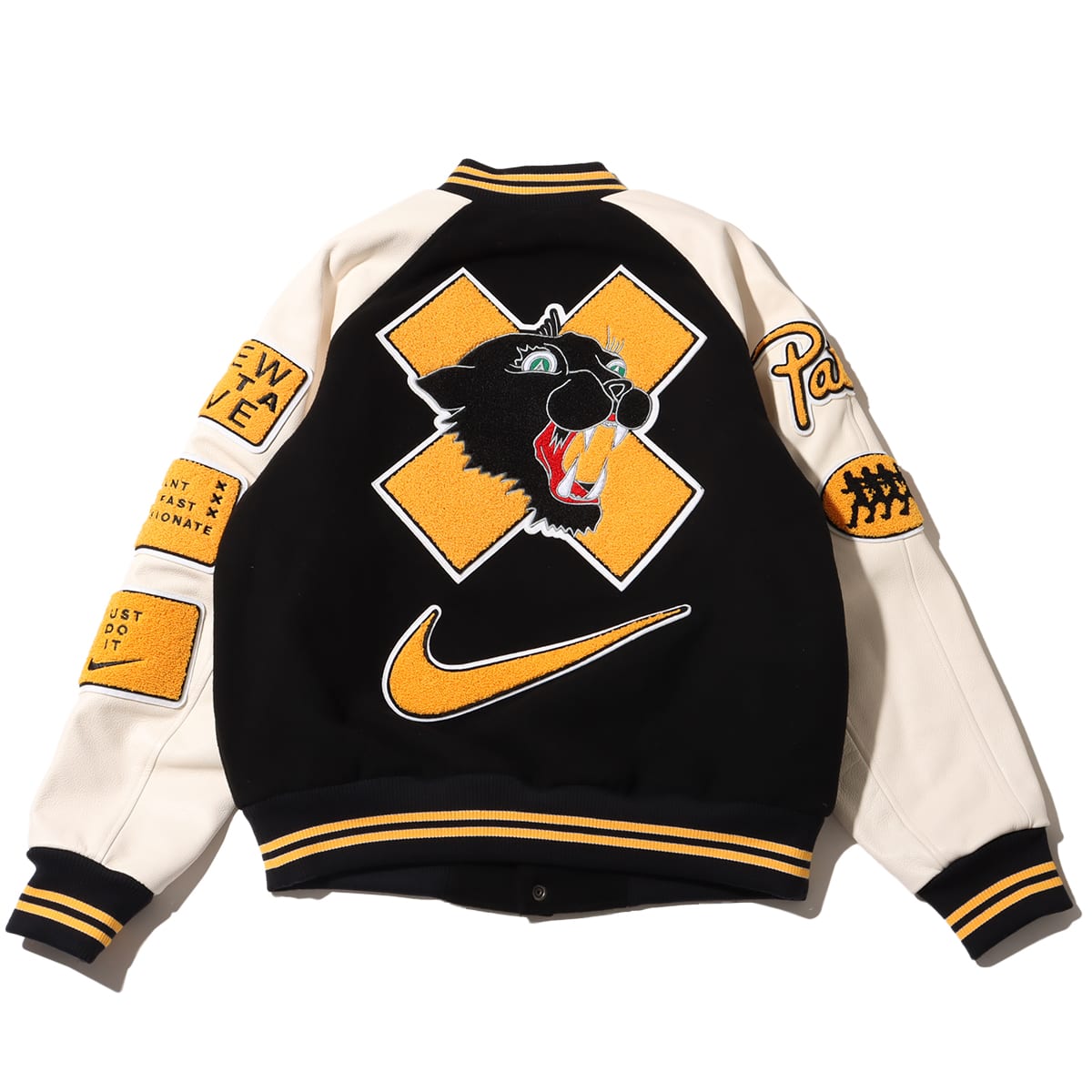 NIKE AS M NRG PATTA VARSITY JACKET BLACK （ナイキ NRG PA バー