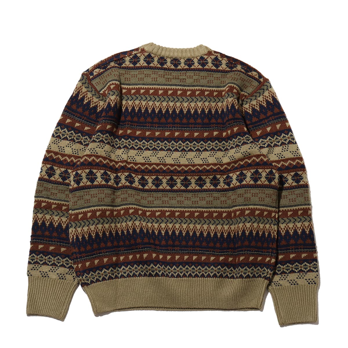 NIKE AS M NL FAIR ISLE CREW SWEATER NEUTRAL OLIVE （ナイキ NL
