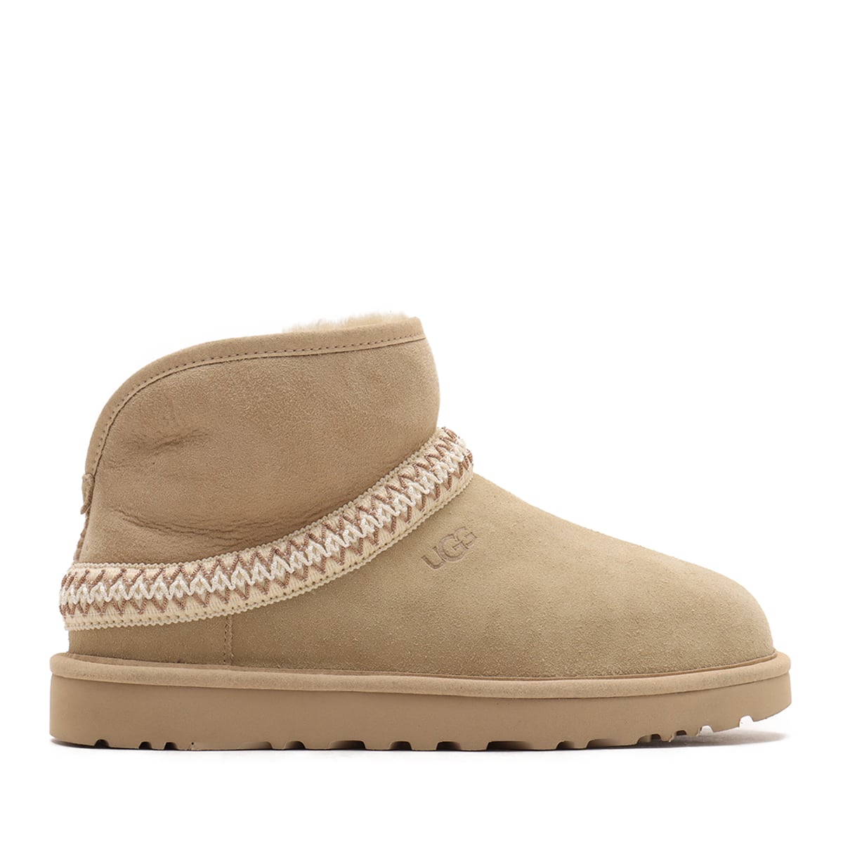 UGG W CLASSIC MINI CRESCENT MUSTARD SEED （アグ クラシック ミニ