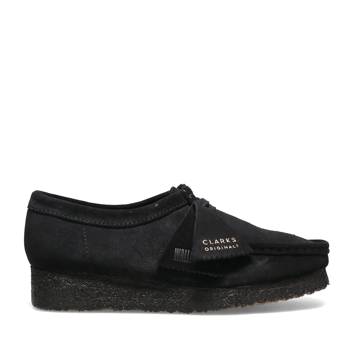 Clarks Wallabee. Black Sde BLACK 23FA-I（クラークス ワラビー