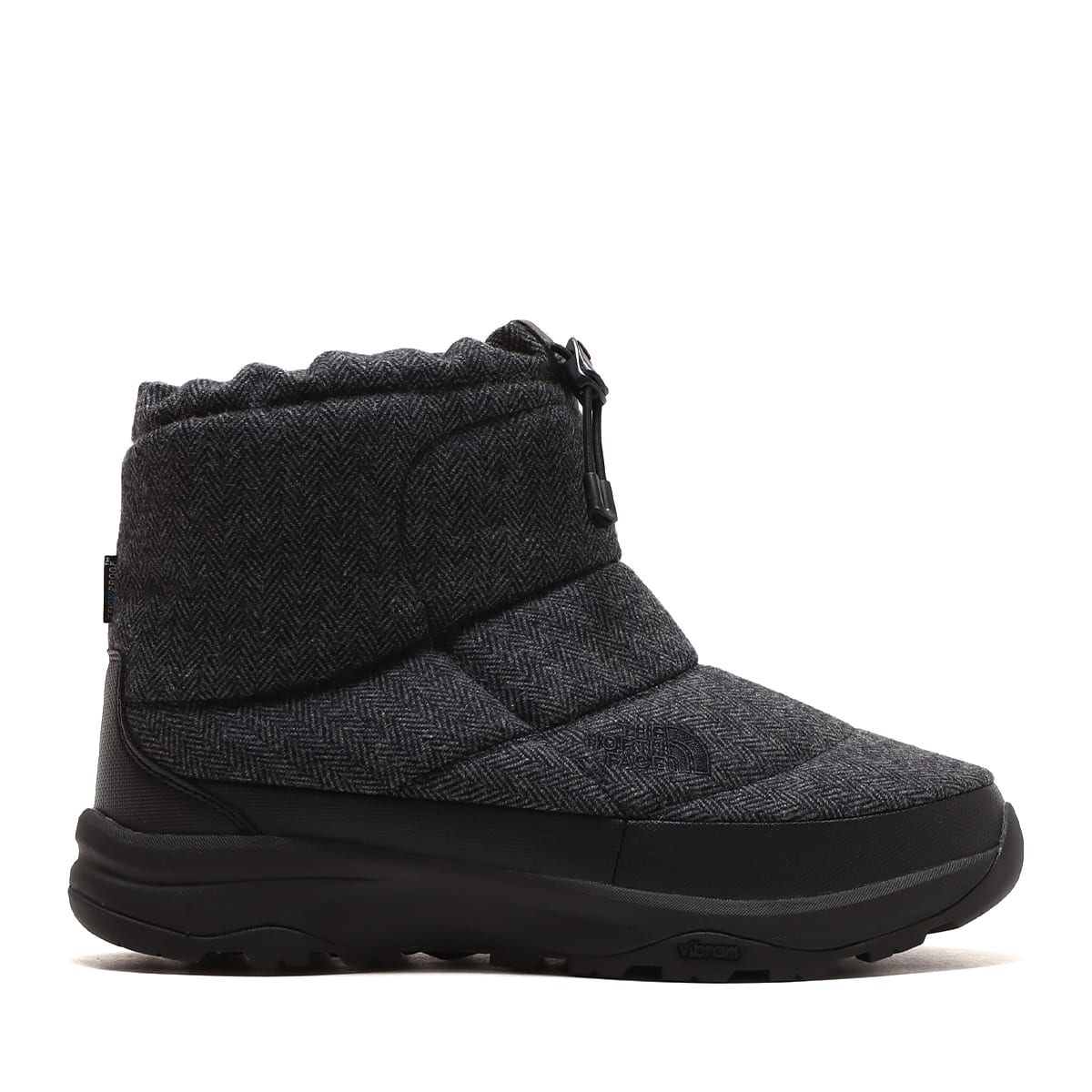 THE NORTH FACE NUPTSE BOOTIE WP VII SHORT ウールブラック×TNF