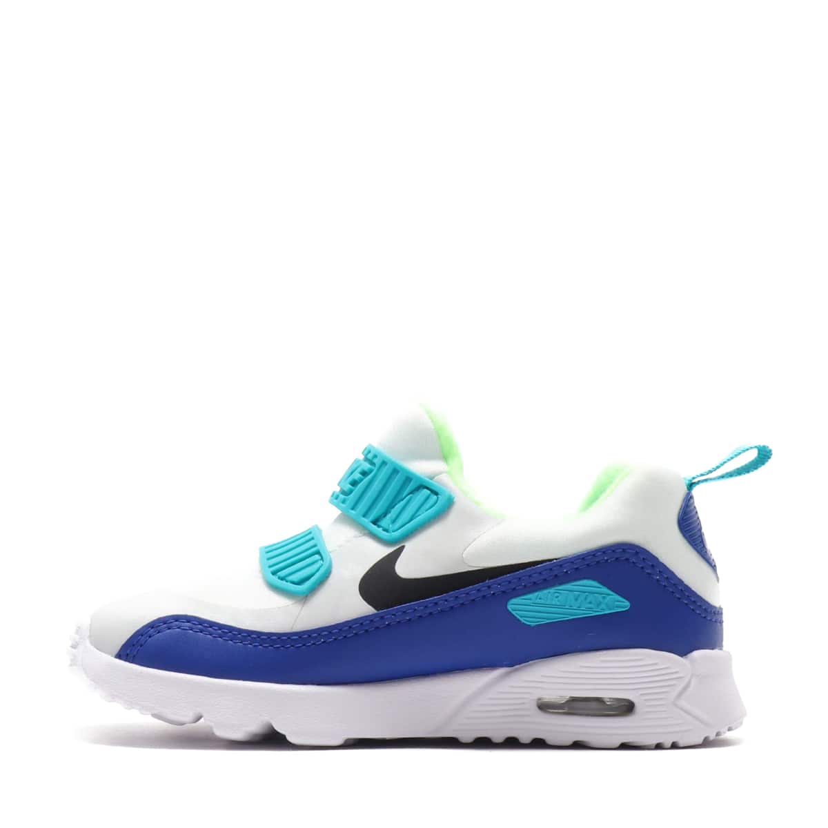 NIKE AIR MAX TINY 90 (TD) WHITE/BLACK-PHOTON DUST-HYPER BLUE 20SU