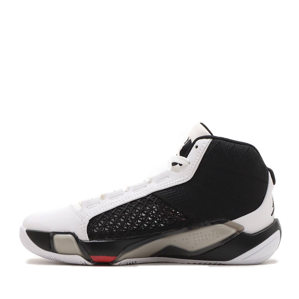 JORDAN BRAND AIR JORDAN XXXVIII (GS) WHITE/BLACK-SIREN RED 23FA-I