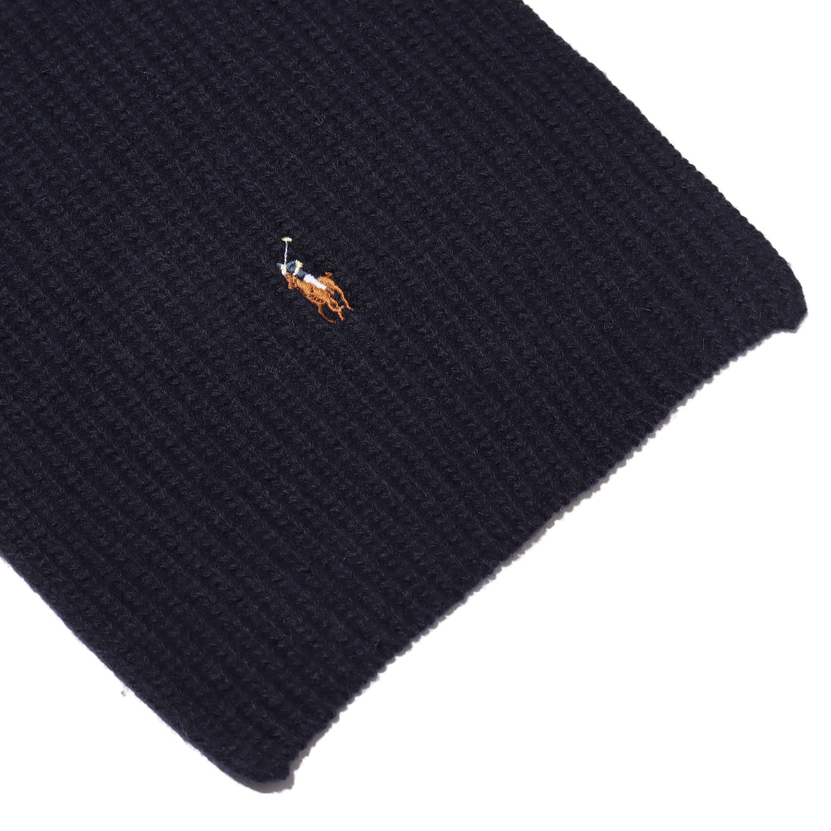 POLO RALPH LAUREN SGNTR KNT SC-SCARF HUNTER NAVY（ポロ ラルフ