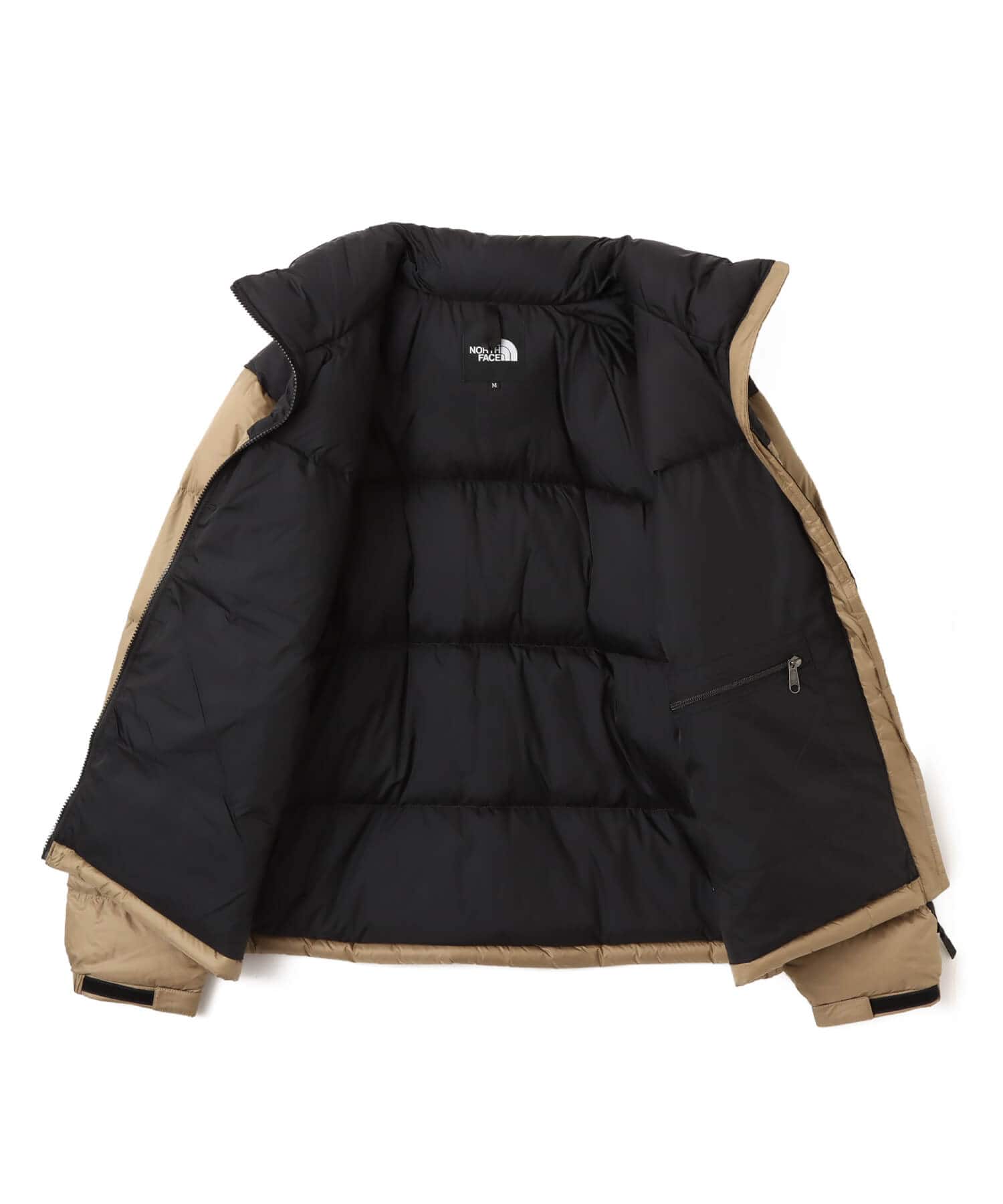 THE NORTH FACE Nuptse Jacket ブラックxクラシックカーキ（ザ・ノース