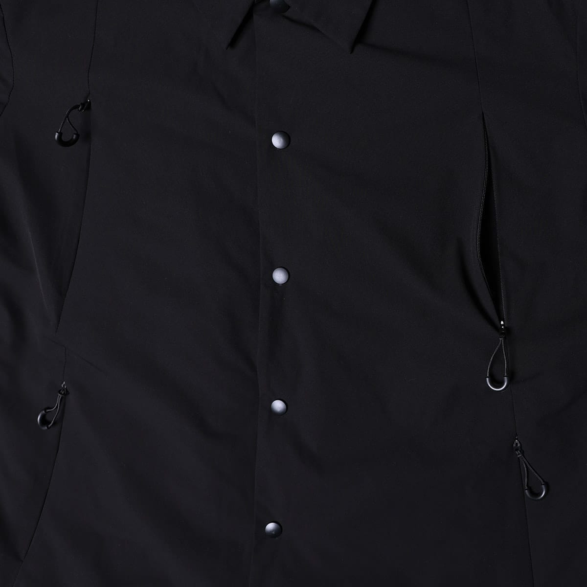 LIBERAIDERS PUFFER COACH JACKET BLACK （リべレイダーズ パファー