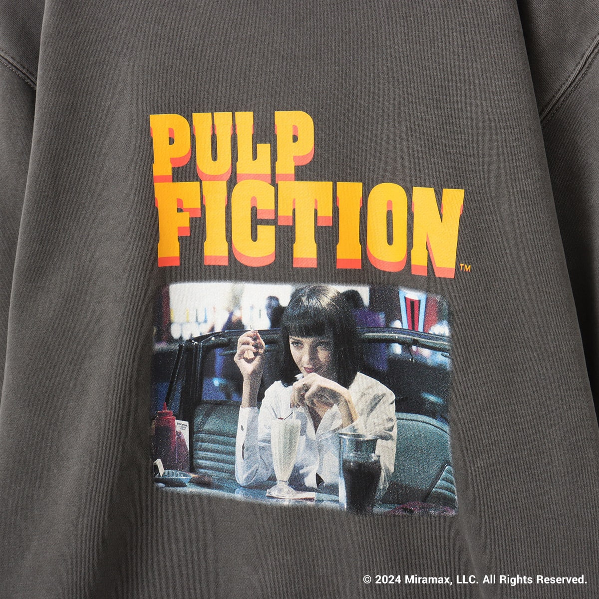 GOOD ROCK SPEED x atmos PULP FICTION Sweatshirt BLACK （グッド