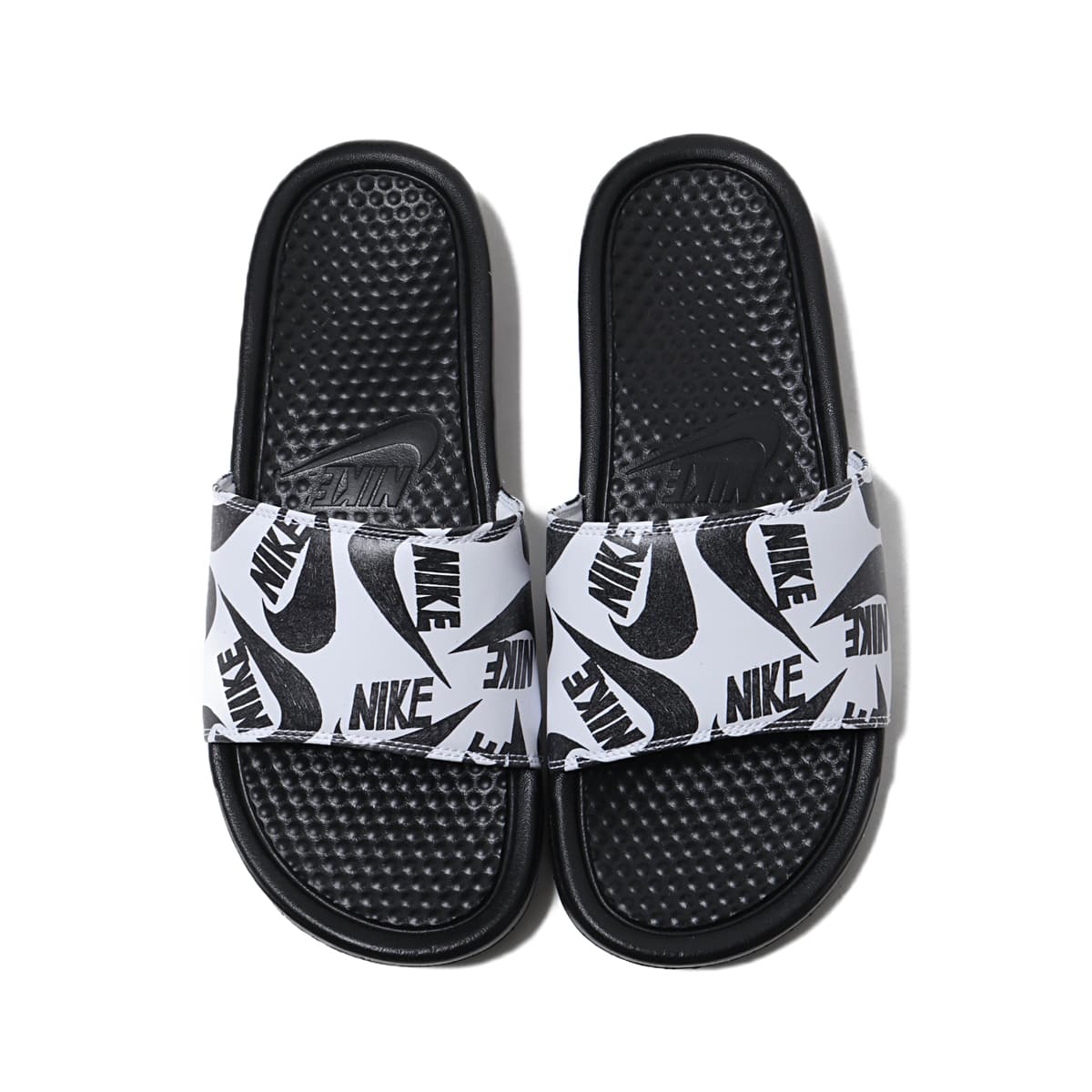 NIKE WMNS BENASSI JDI PRINT BLACK/BLACK-WHITE 20SP-I（ナイキ