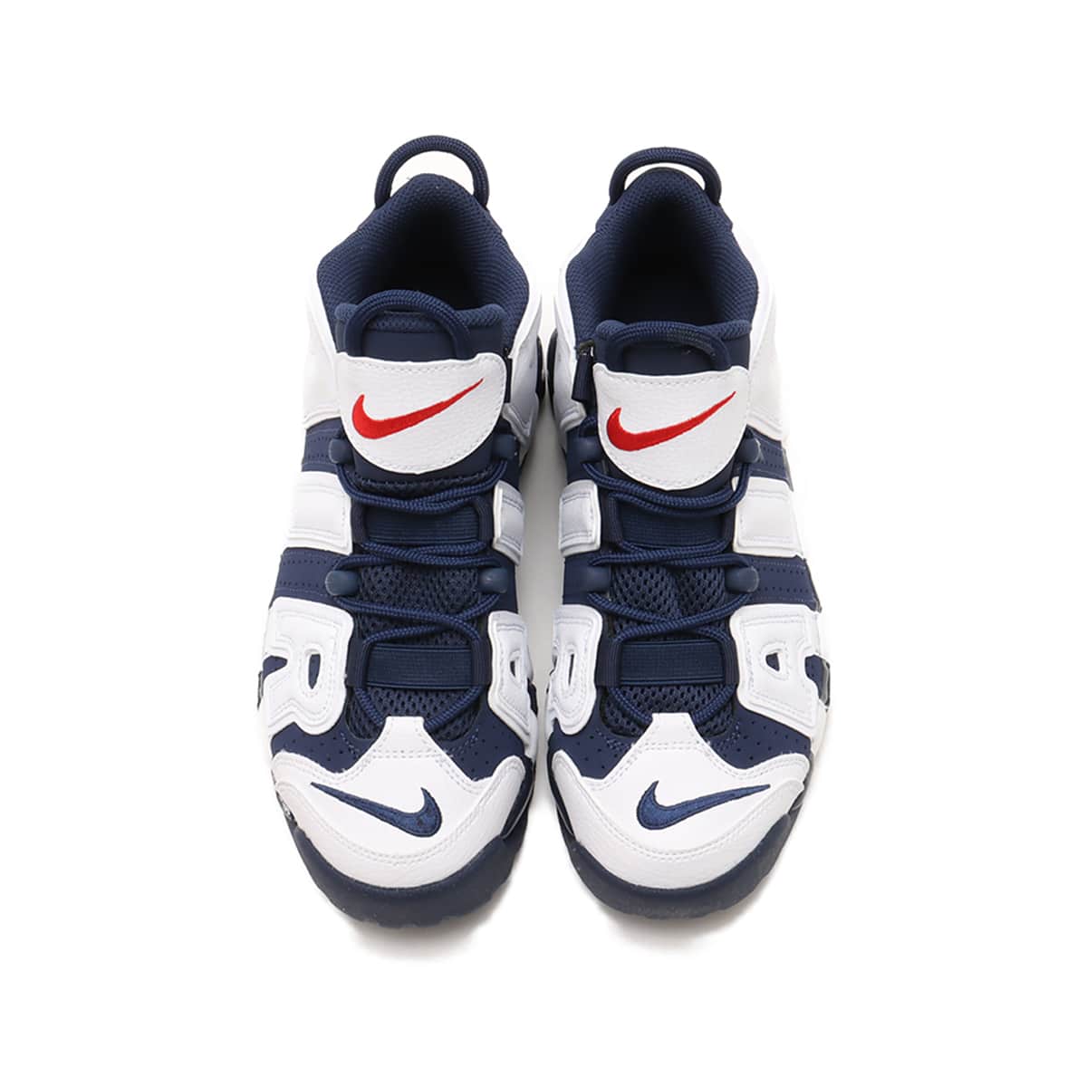NIKE AIR MORE UPTEMPO (GS) WHITE/MIDNIGHT NAVY-METALLIC GOLD