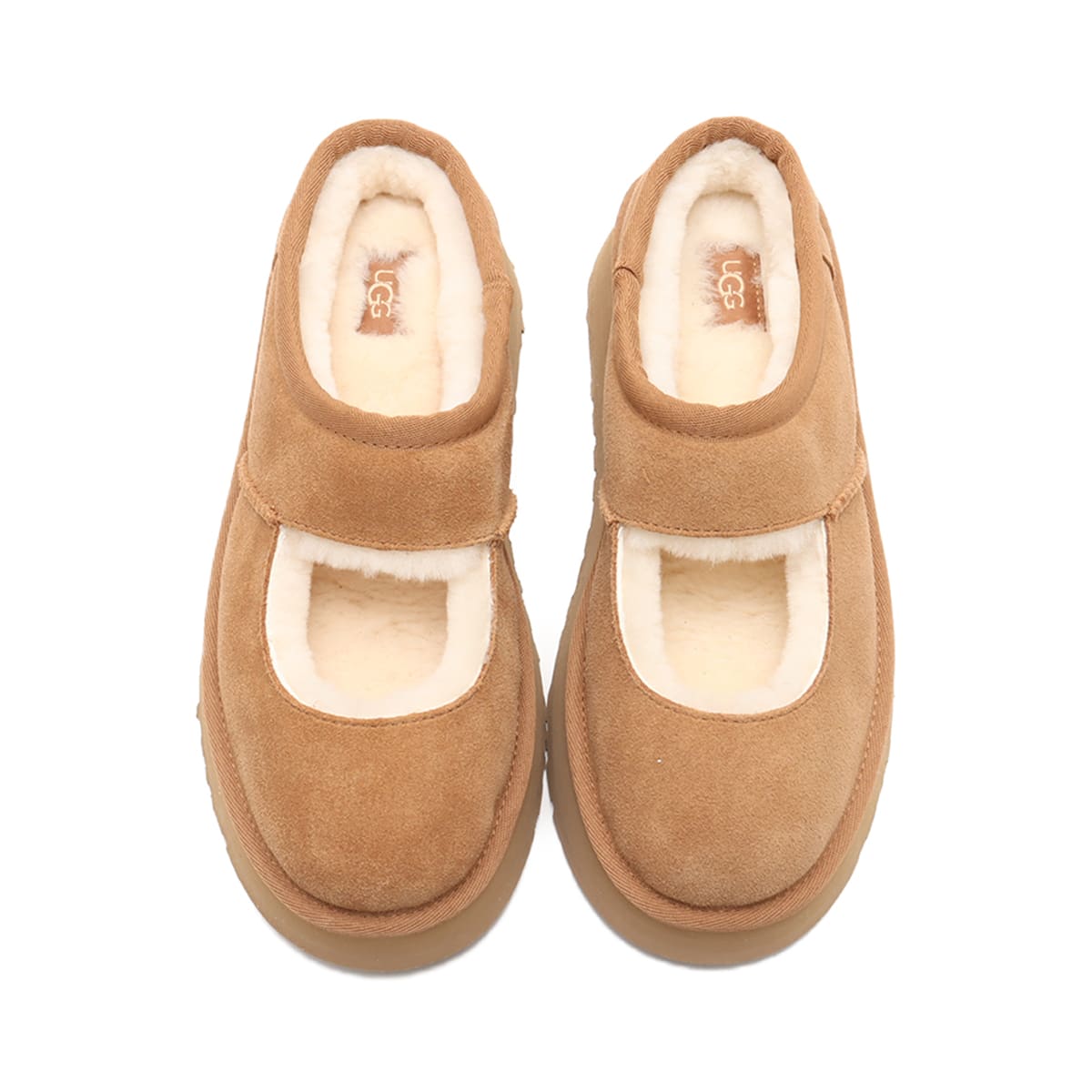 UGG W BEA MARY JANE CHESTNUT（アグ ビア メアリー ジェーン-ブラウン