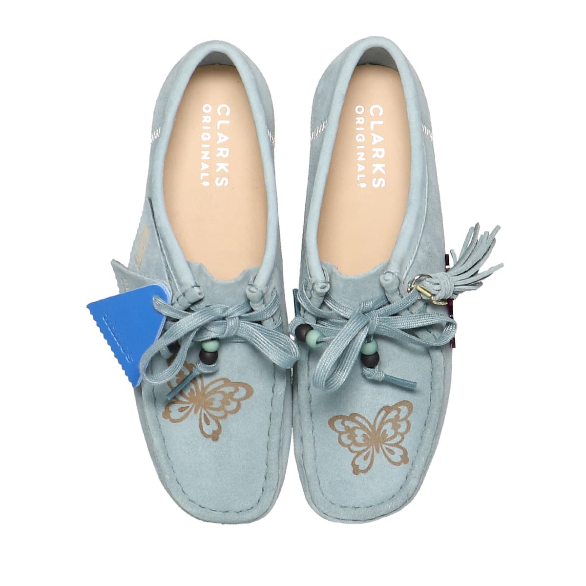 Clarks Wmns Wallabee ANNA SUI atmos Ocean Blue（クラークス