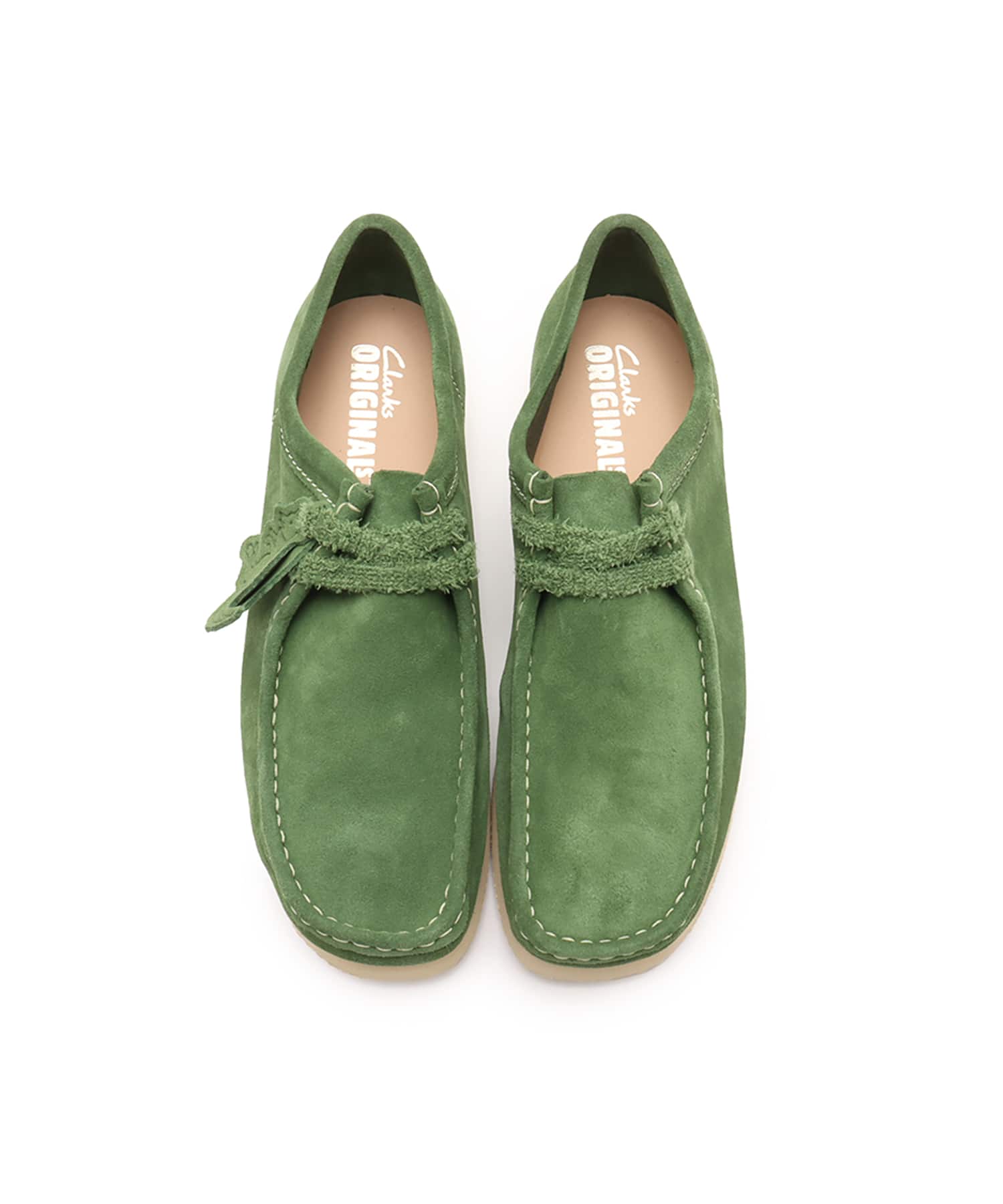 Clarks Wallabee 2604 Green Sde（クラークス ワラビー 2604-グリーン
