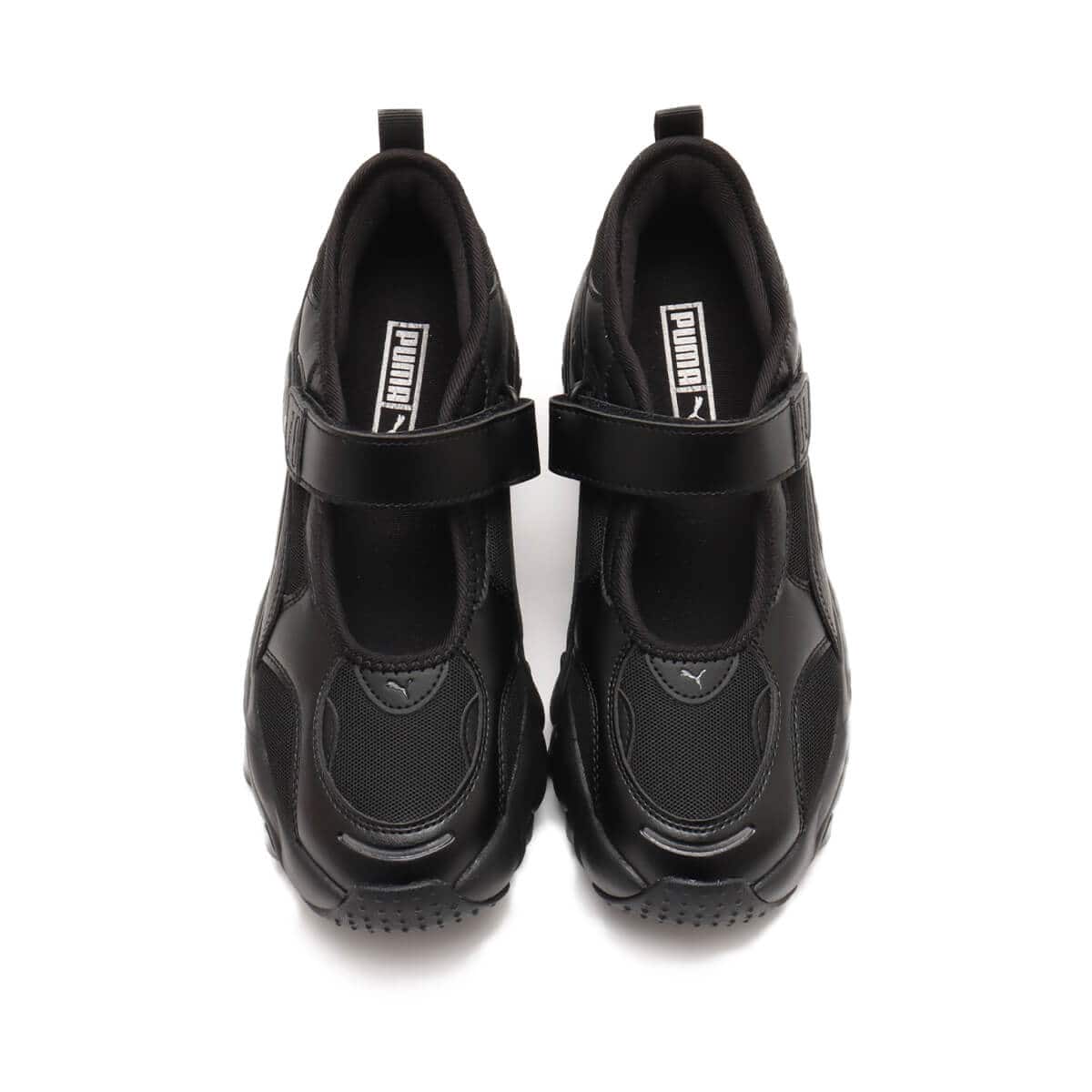 PUMA PULSAR WEDGE WNS SANDAL PUMA BLACK-PUMA AGED SILVER（プーマ