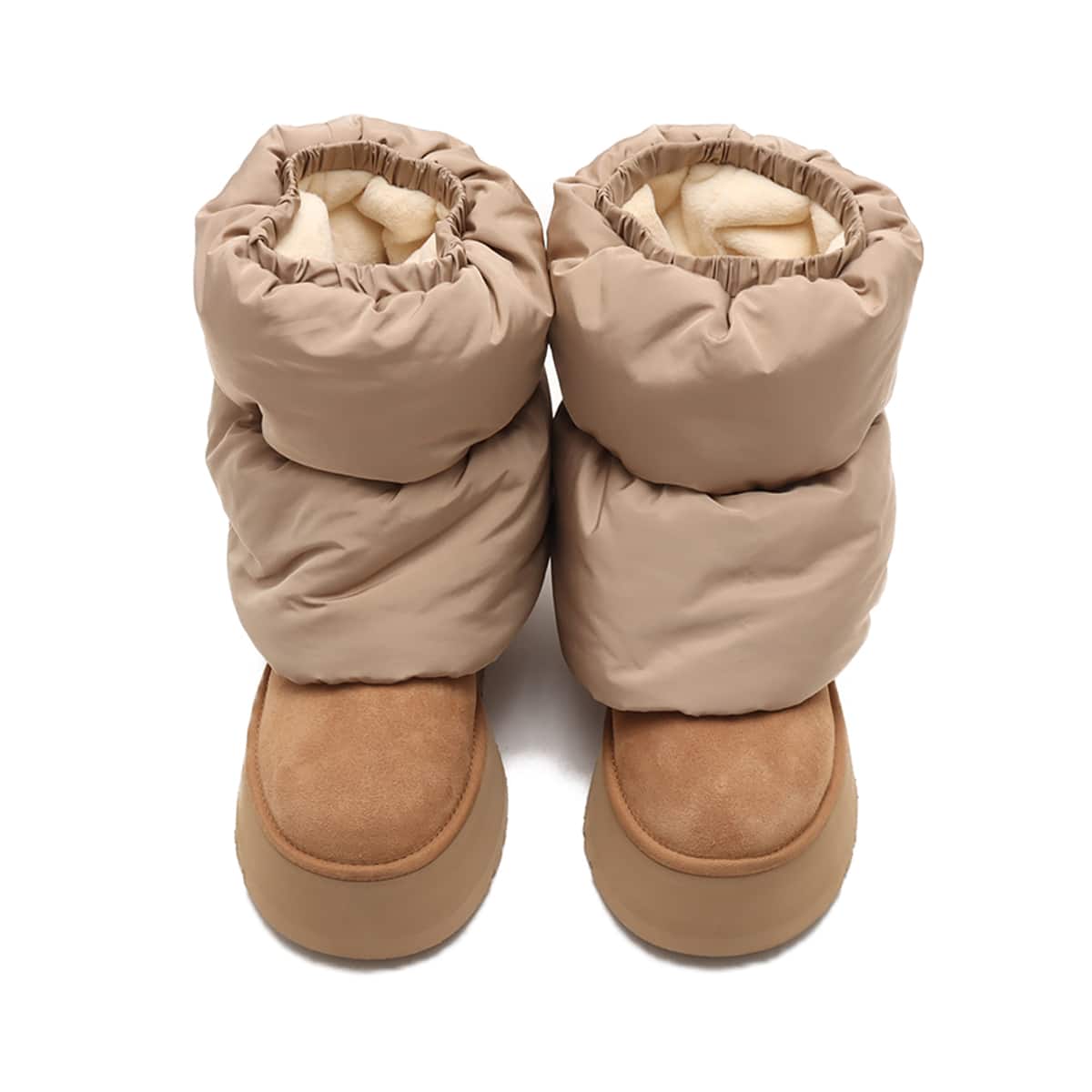 UGG W CLASSIC MINI DIPPER PUFFER AMPHORA / CHESTNUT （アグ