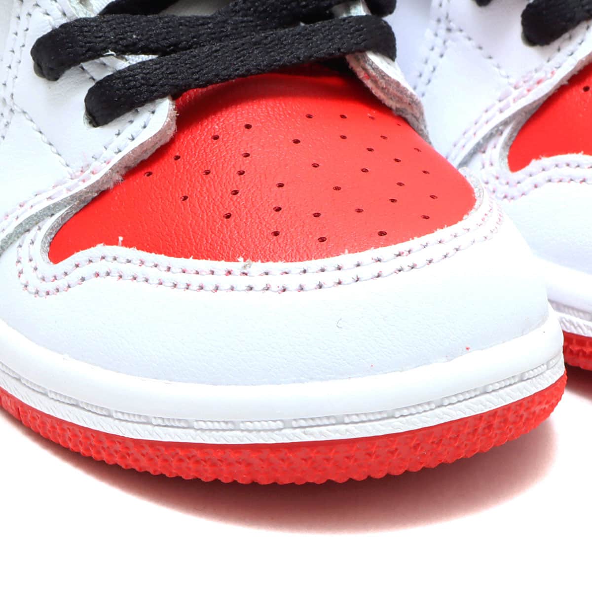 JORDAN BRAND JORDAN 1 RETRO HIGH OG (TD) WHITE/UNIVERSITY RED