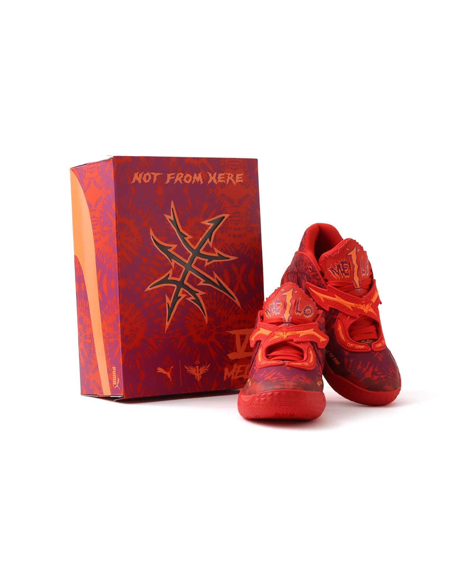 PUMA MB.05 CROWD SURF PUMA RED-MAGENTA GLEAM-FLURO（プーマ MB.05