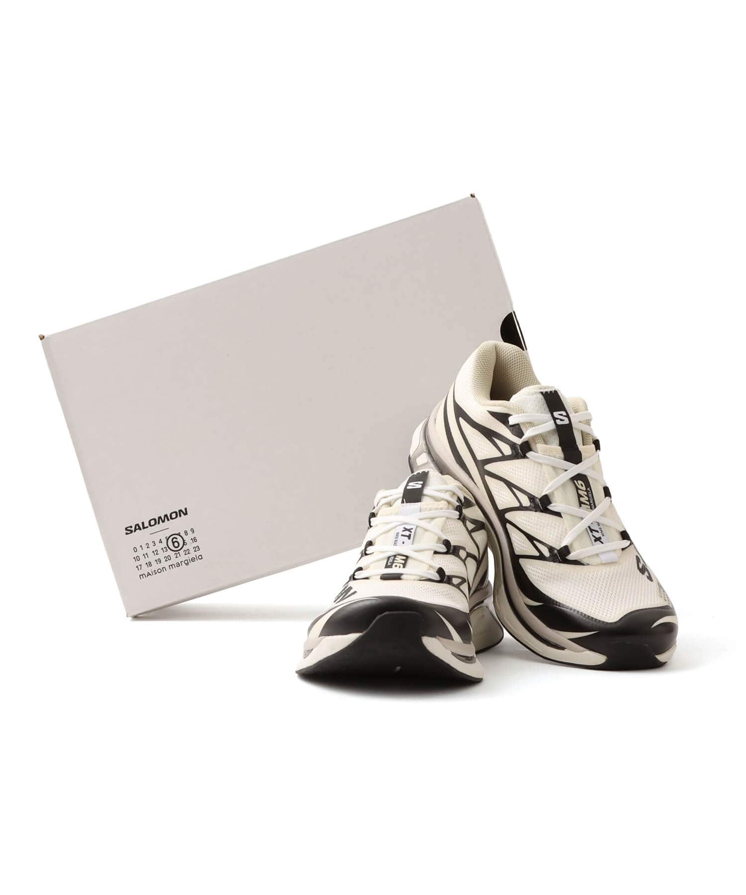 MM6 XT6 SALOMON Vanilla Ice/Black/Green Haze（エムエムシックス