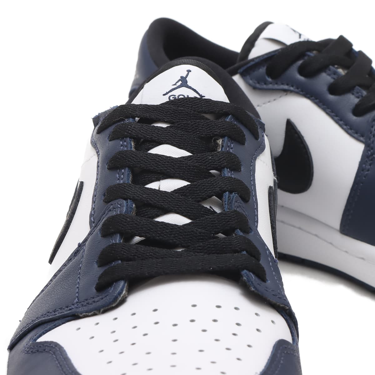 JORDAN BRAND AIR JORDAN 1 LOW G WHITE/BLACK-MIDNIGHT NAVY