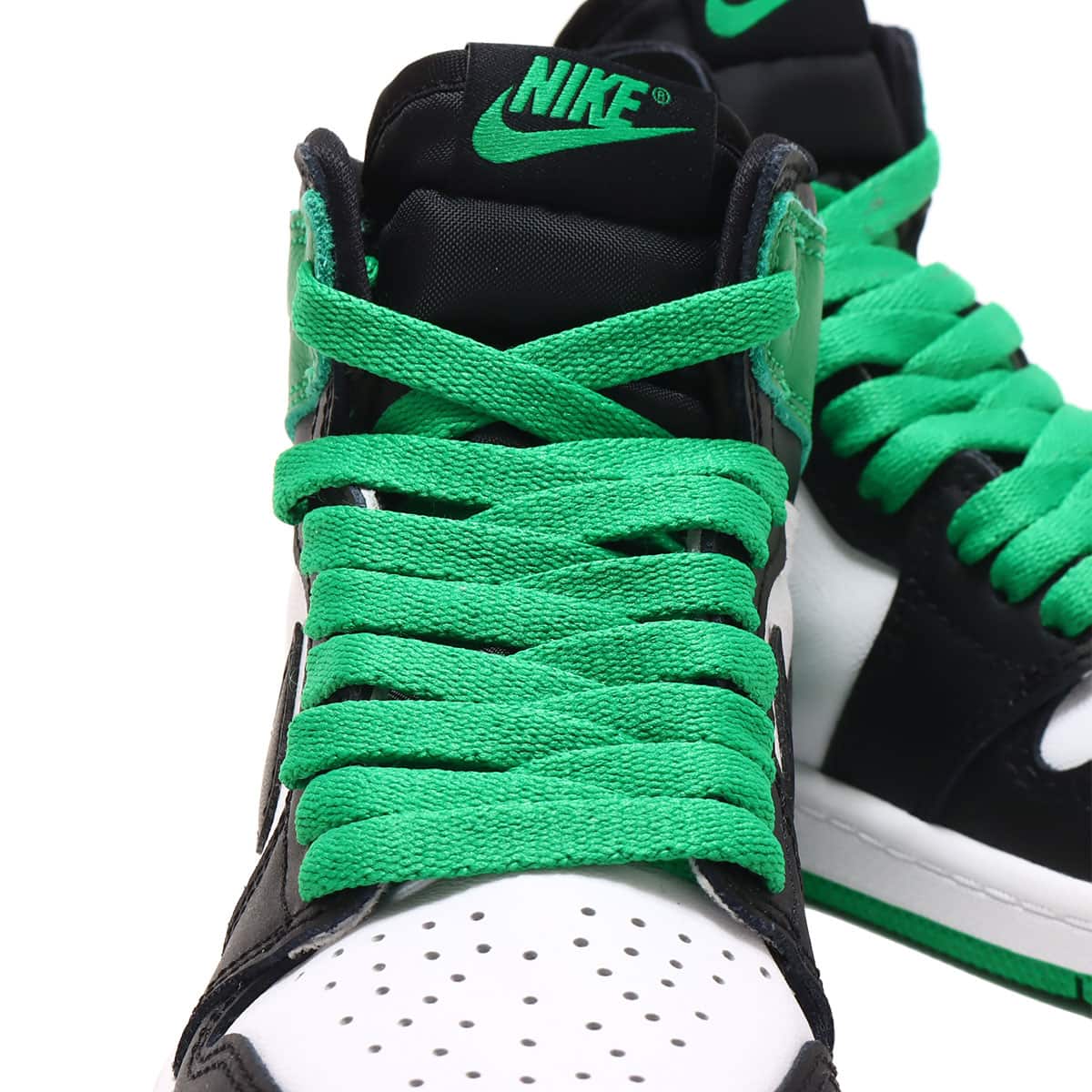 JORDAN BRAND JORDAN 1 RETRO HIGH OG PS BLACK/LUCKY GREEN-WHITE