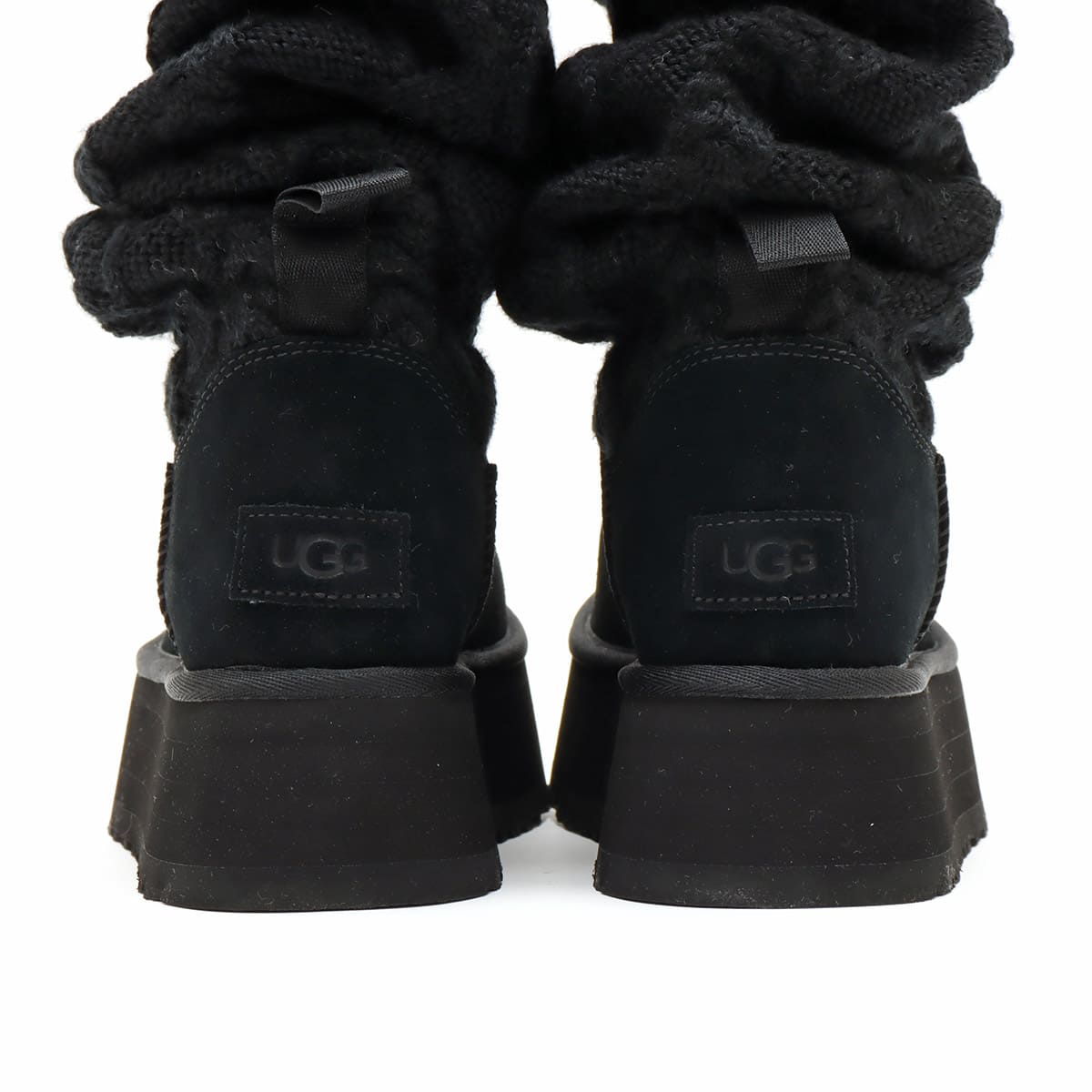 UGG W CLASSIC SWEATER LETTER TALL BLACK （アグ クラシック セーター