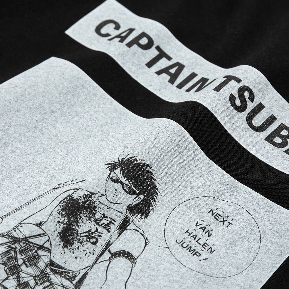 TSUBASA キャプテン翼 コラボ Tシャツ BLACK 23FA-S（プラスツバサ