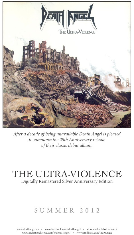 DEATH ANGEL: 'The Ultra-Violence' 25th-Anniversary Reissue Gets