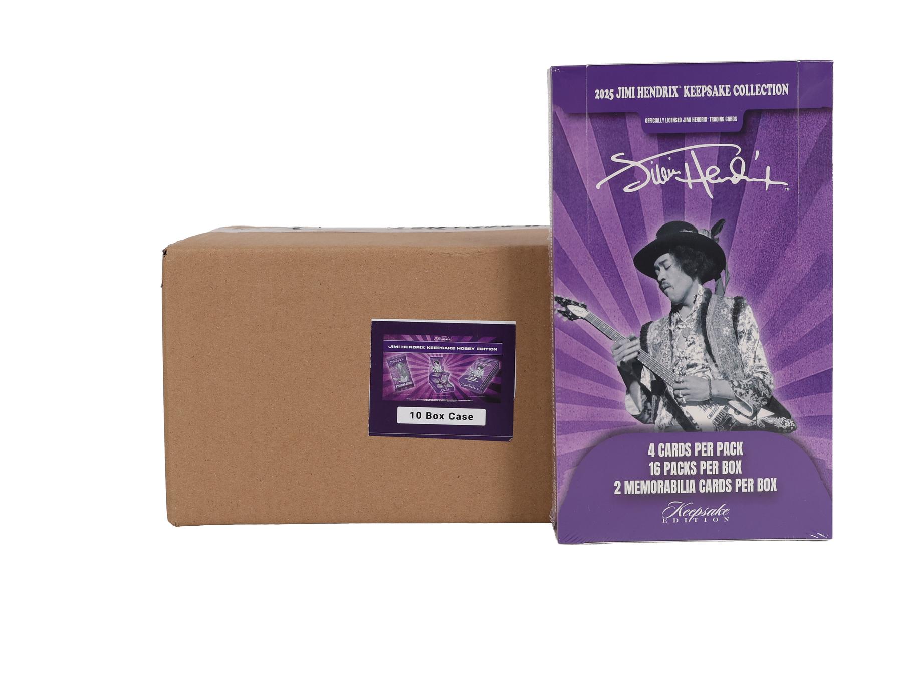 2025 Jimi Hendrix Keepsake Premiere Edition Hobby 10-Box Case | DA