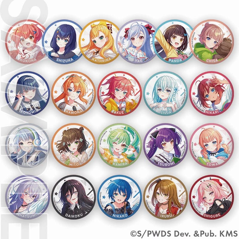 ワールドダイスター 夢のステラリウム缶バッチコレクション 21種