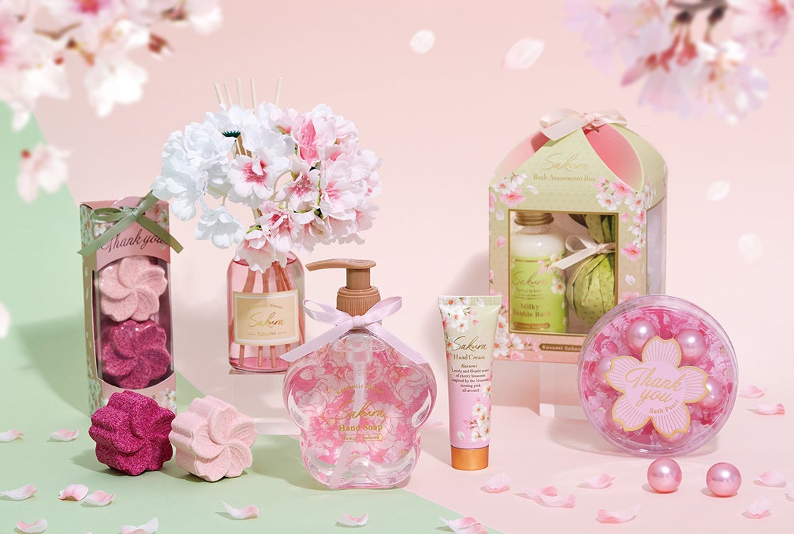 Cherry Blossom Aroma Hand & Bath Items Launch with Oshima Cherry