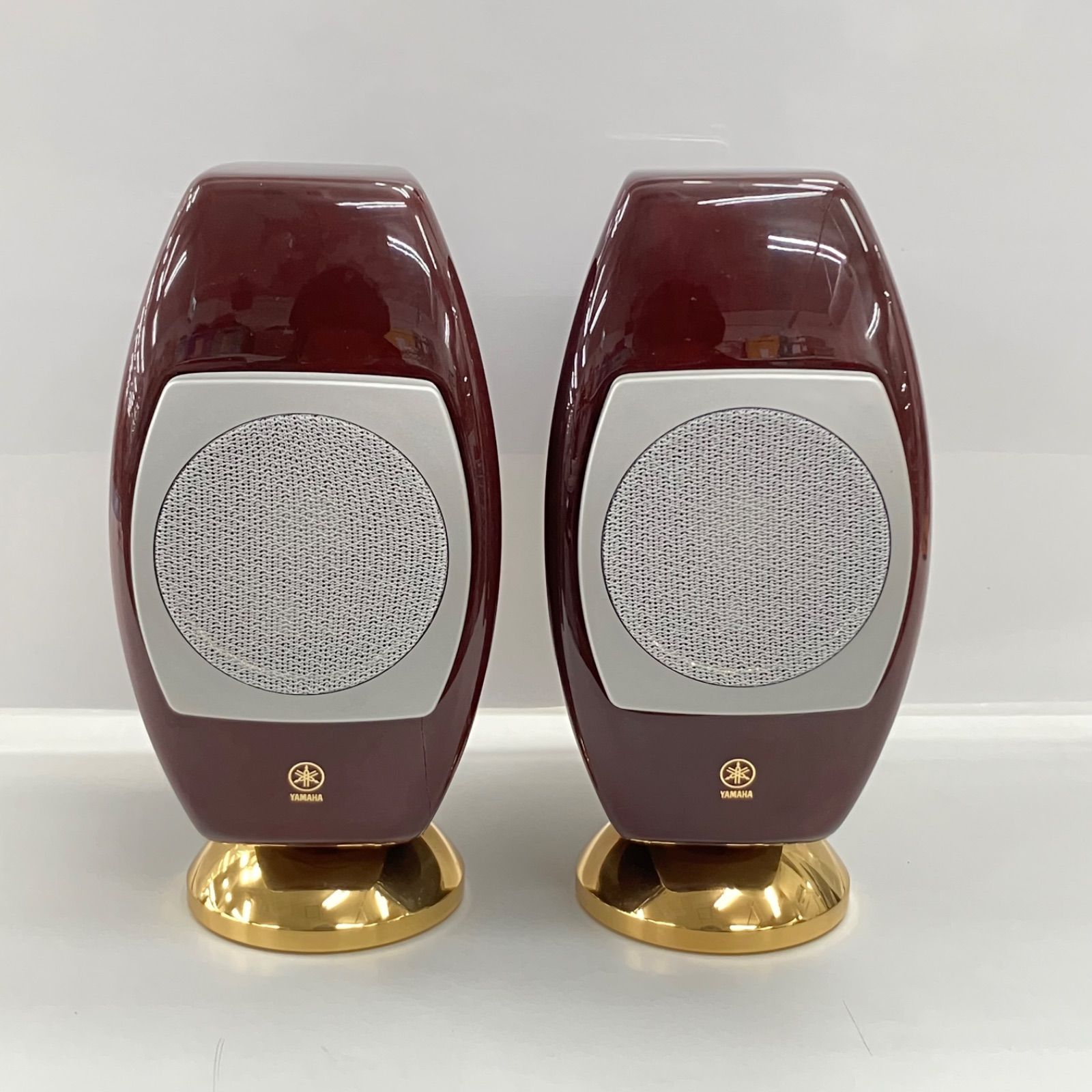 絶版！ ヤマハ スピーカー NS-pf7 マホガニー ヒビ有り マイクロサイズ