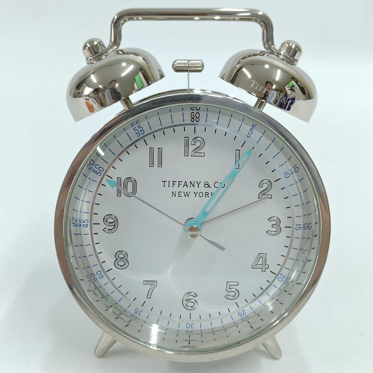 ジャンク] ティファニー ツインベル アラーム クロック 置時計