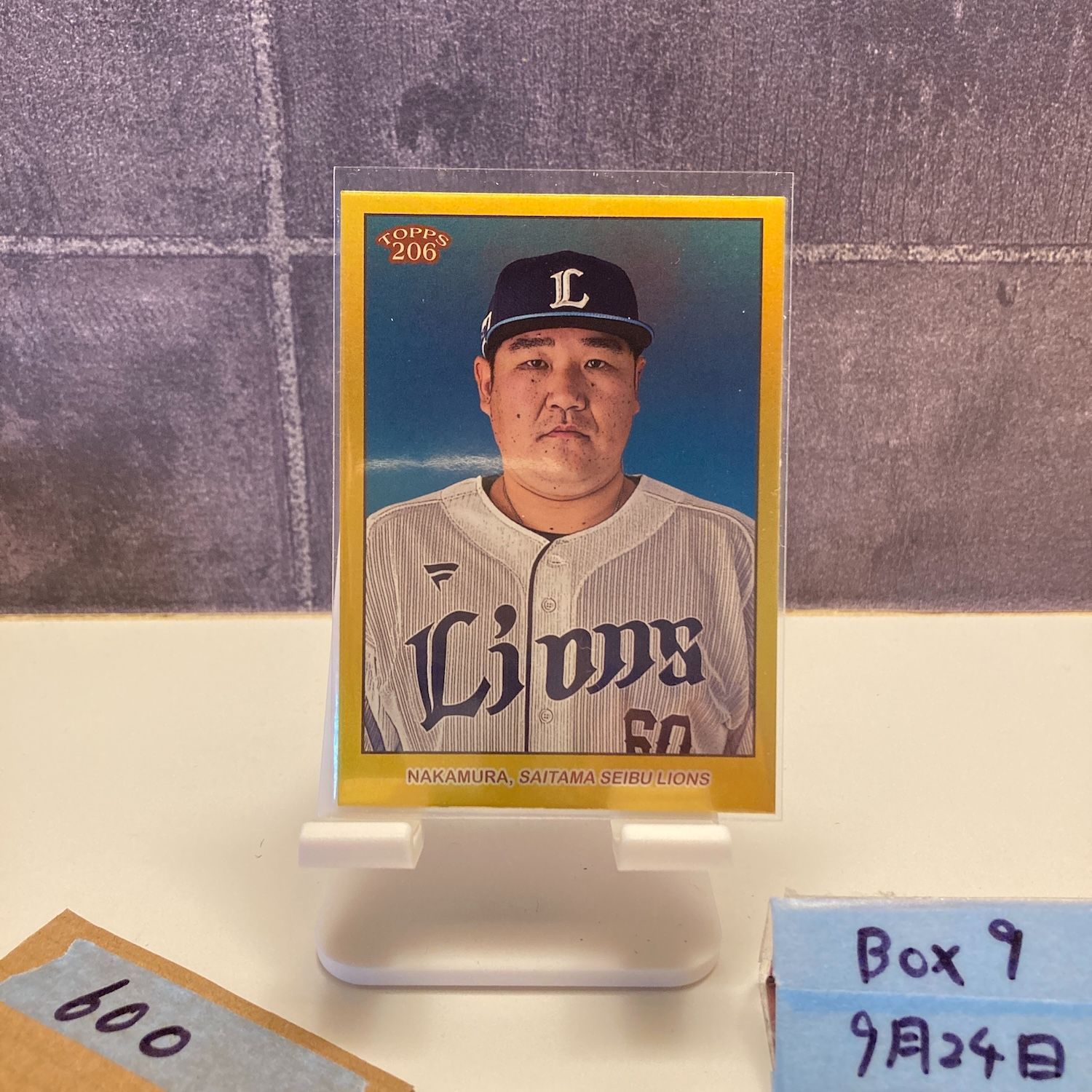 2024 Topps 206 中村剛也 Takeya Nakamura 19/50 Saitama Seibu Lions