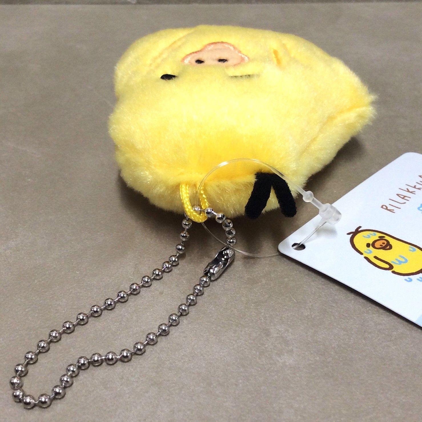 l062【新品・未使用品】リラックマ ぶらさげぬいぐるみ キイロイトリ