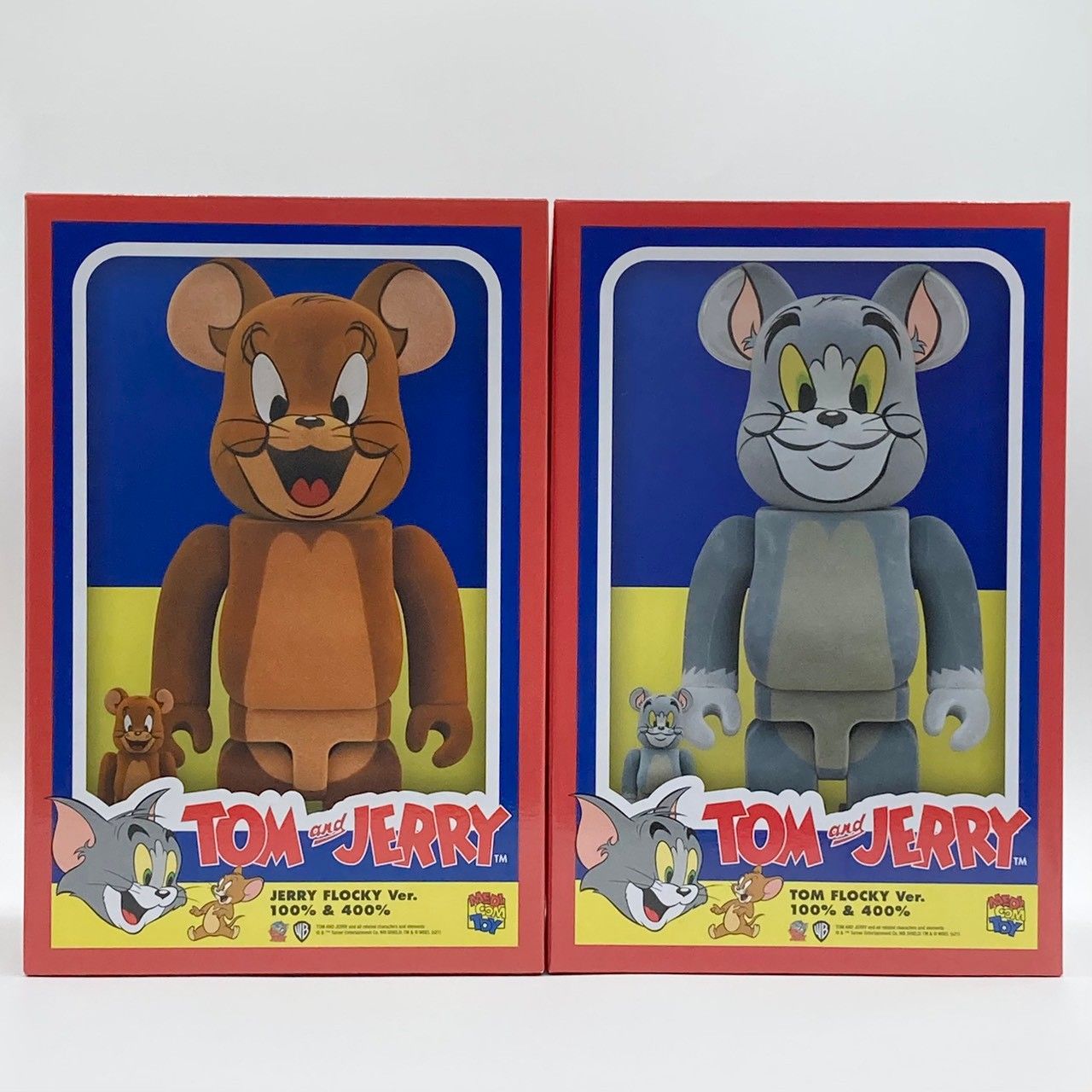 未開封・セット】BE@RBRICK TOM&JERRY フロッキー Ver. 100％ & 400