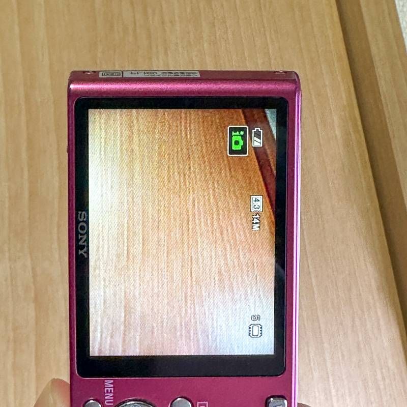 動作OK SONY Cyber-shot DSC-W320 ピンク デジカメ DSC-W320