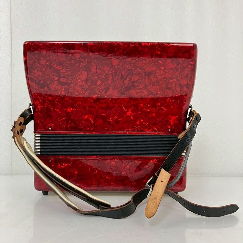 YAMAHA ヤマハ アコーディオン YA-18 25鍵盤 赤 8905 ケース付き