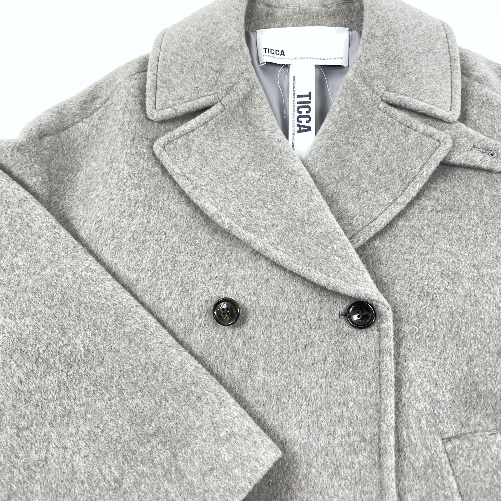 TICCA ティッカ 2024 24/AW 0243410232-TBDA-232 Pコート ピーコート