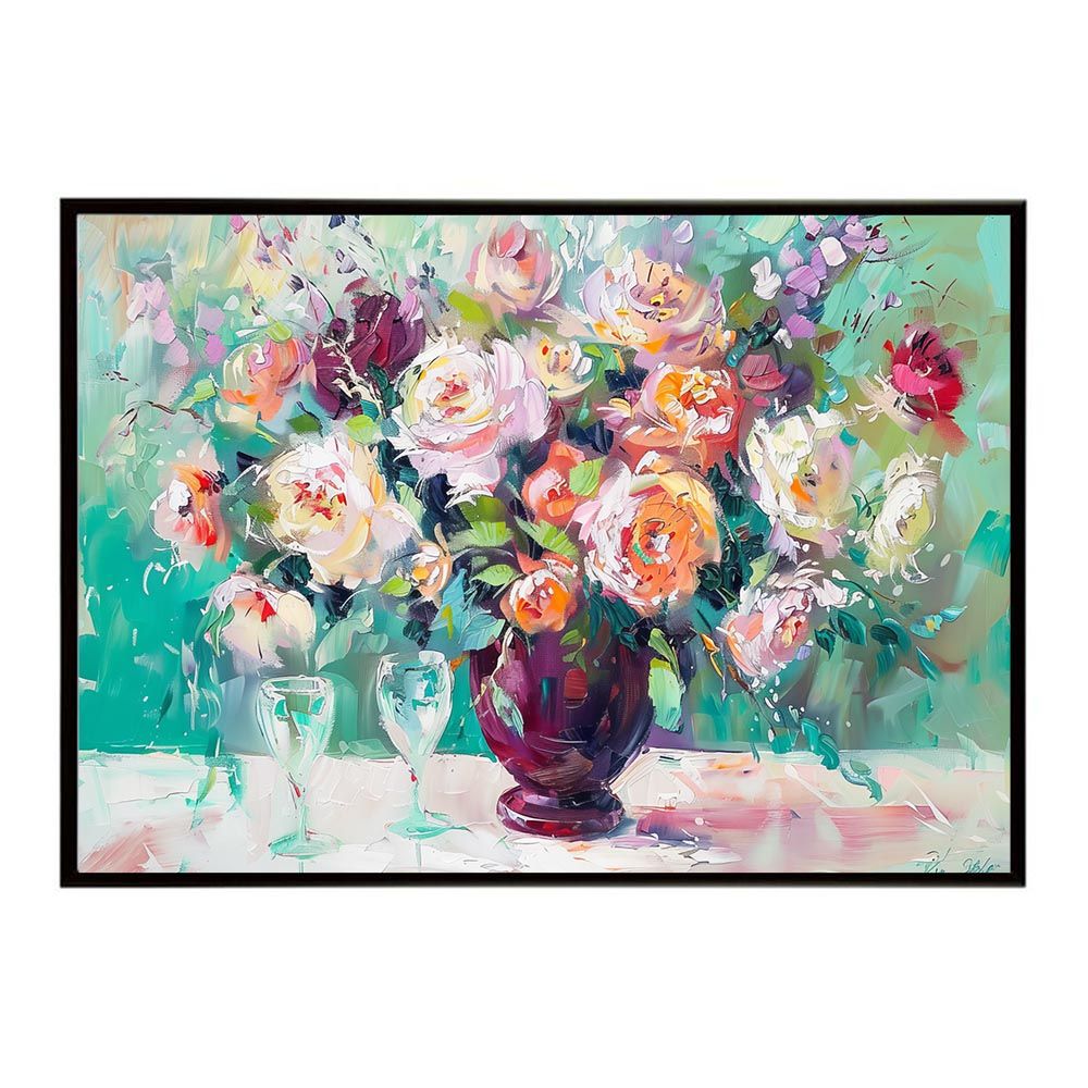 フラワー 絵画 ポスター 9553 ビンテージ フラワー 花 ボタニカル 絵画