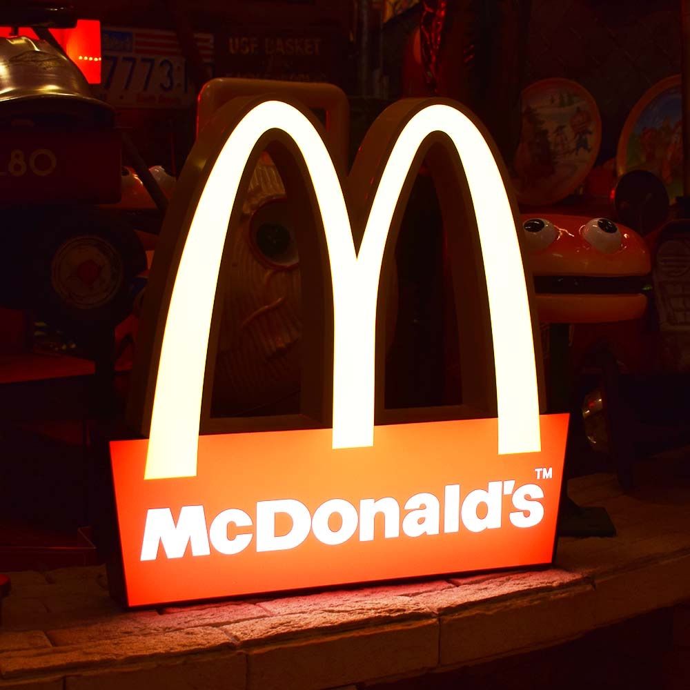 マクドナルド】電飾 看板 McDonald アメリカン雑貨 ガレージ