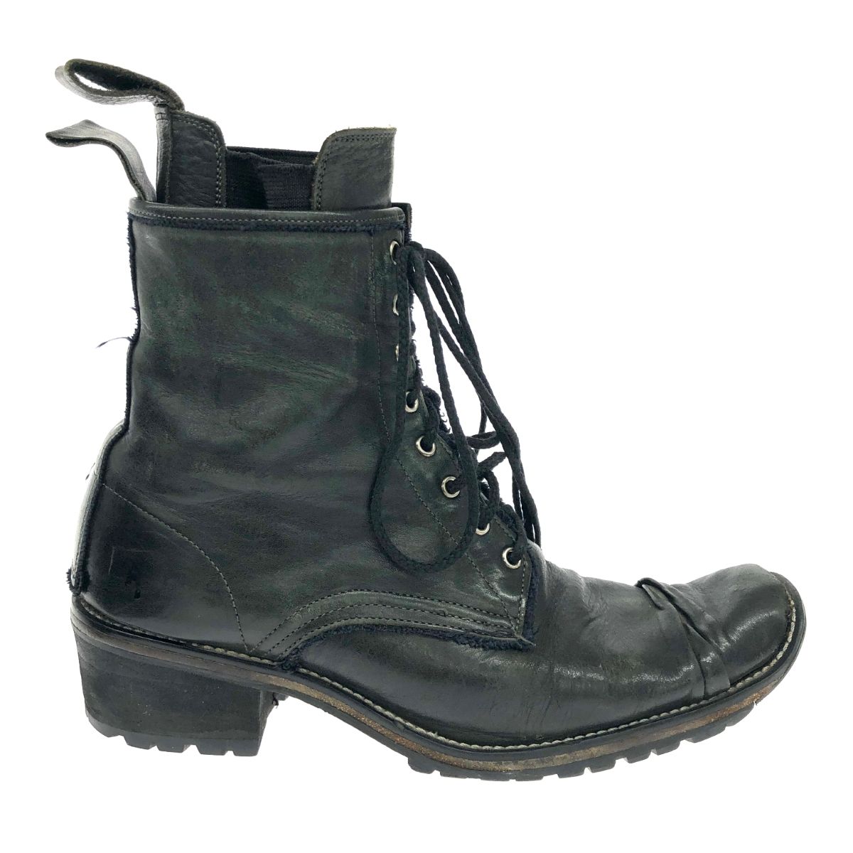 HIROMU TAKAHARA ヒロムタカハラ レースアップブーツ 表記サイズ:41 1