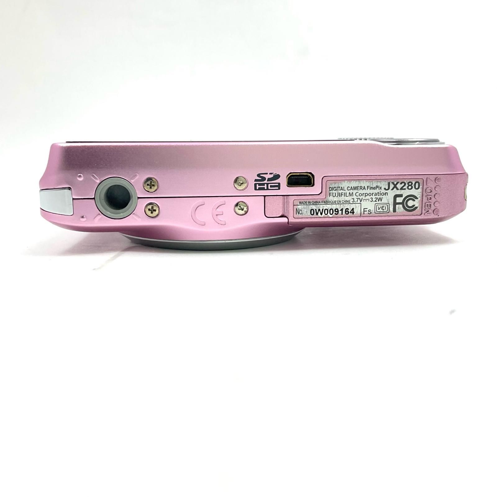 FUJIFILM FinePix JX280 デジカメ コンデジ ピンク 美品】 FUJIFILM