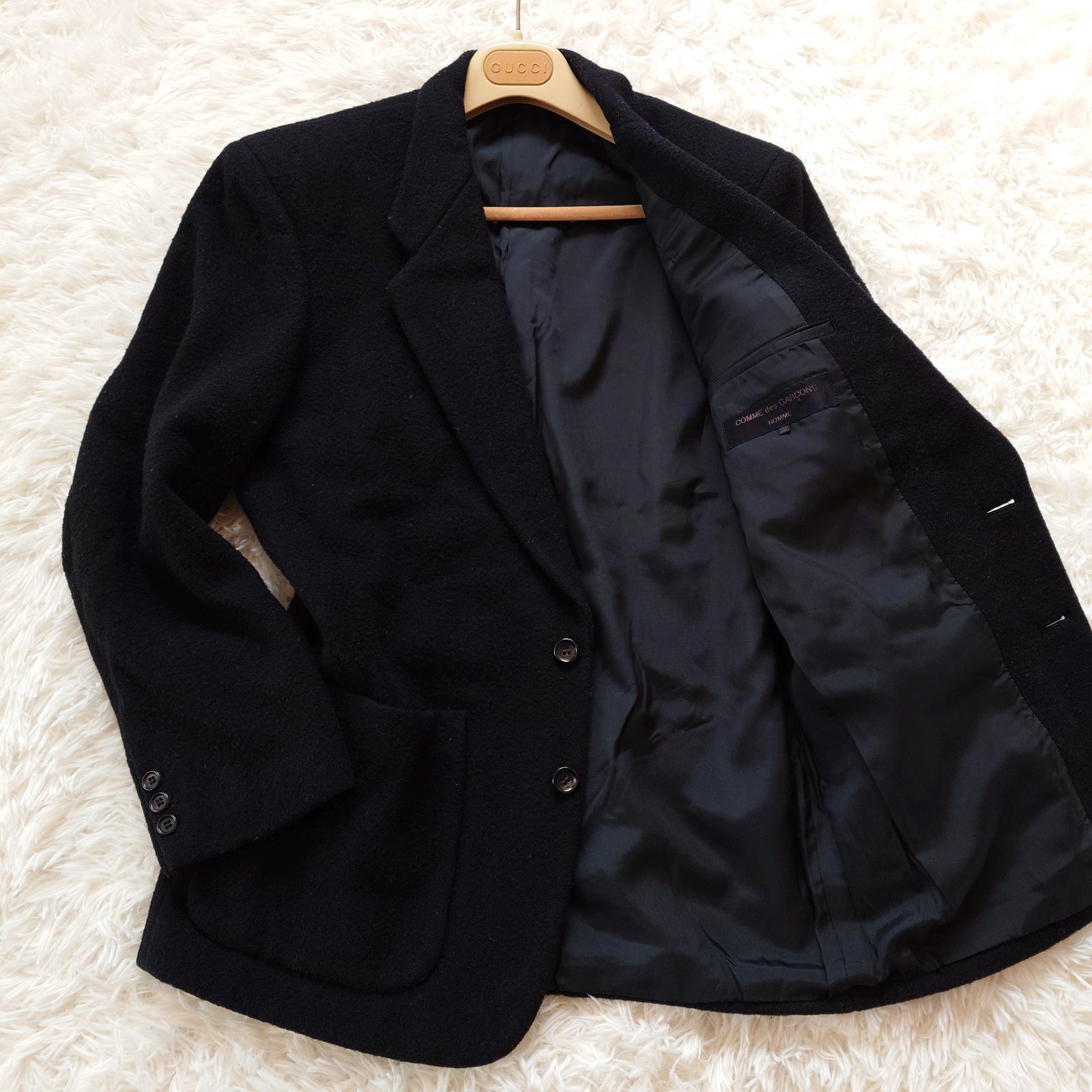 希少 90s コムデギャルソン オム COMME des GARCONS HOMME ウール