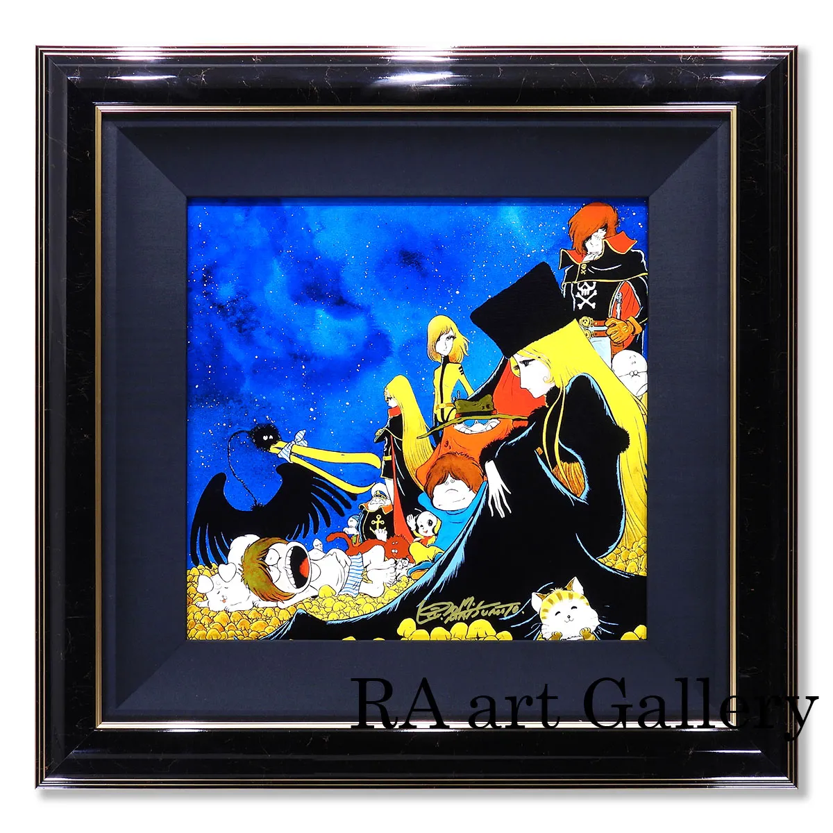 松本零士 版画 本人直筆サイン有り・作品カタログvol.5 有り ピエゾ