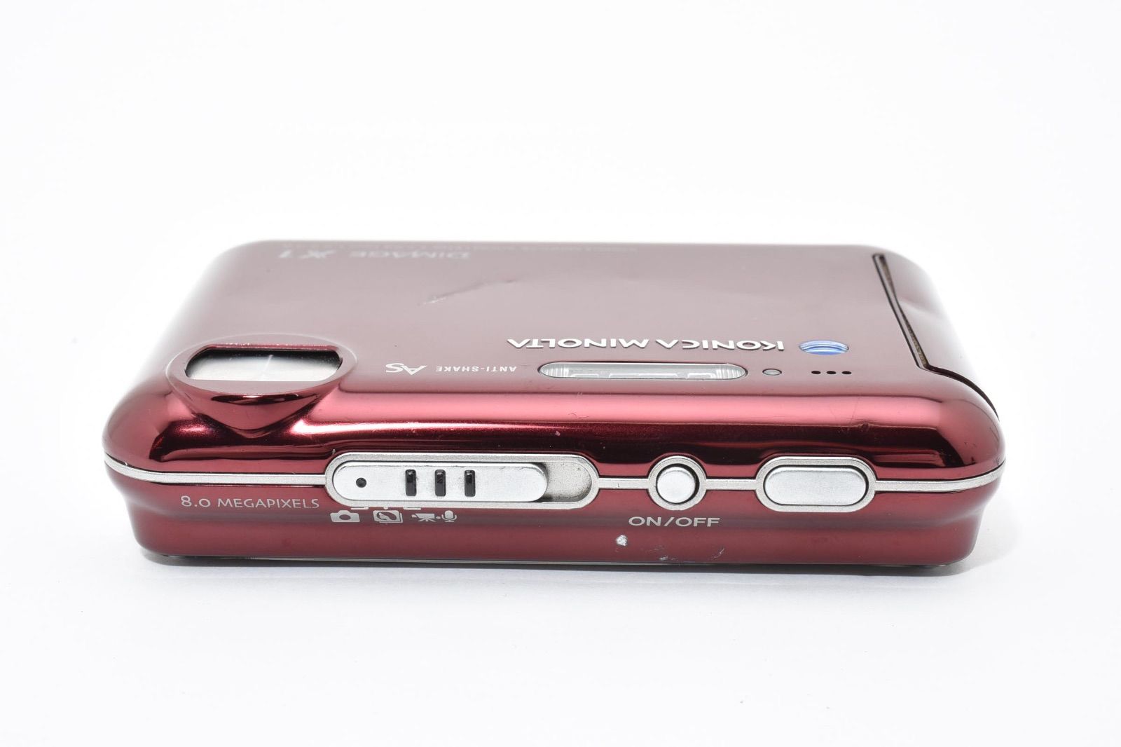 ミノルタ 良い Konica MINOLTA DiMAGE X1 ワインレッド コンパクト