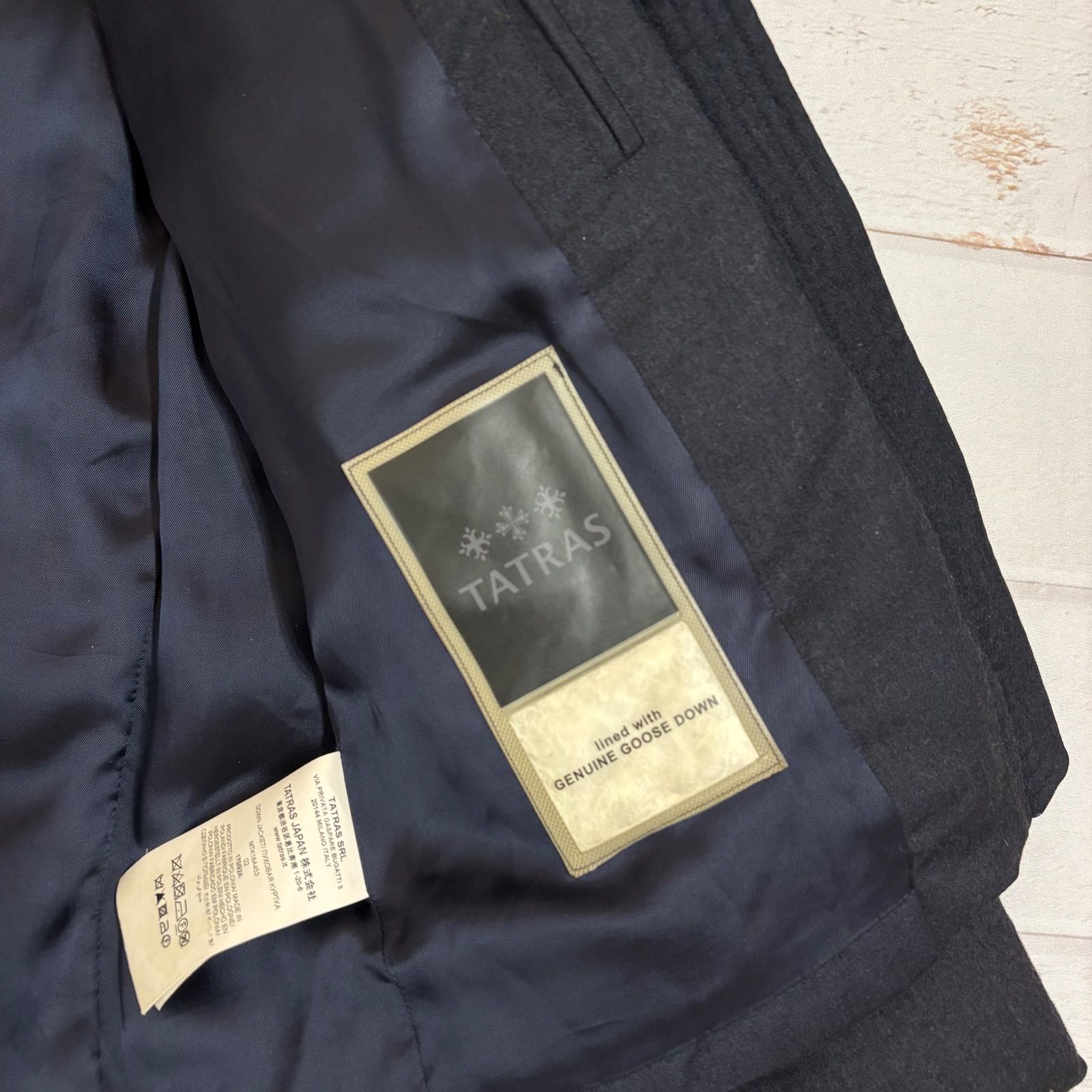 タトラス TATRAS ジアシント GIACINTO ダウンジャケット 撥水加工