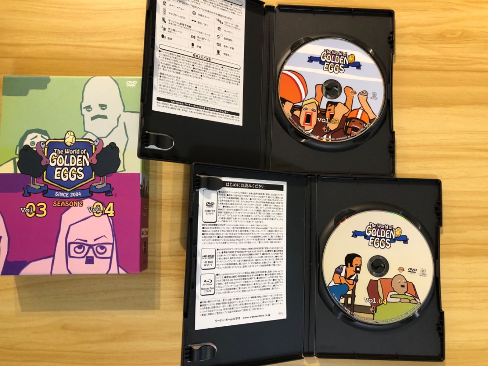 DVD BOX】ザ・ワールド・オブ・ゴールデンエッグ シーズン1＆2 DVD BOX
