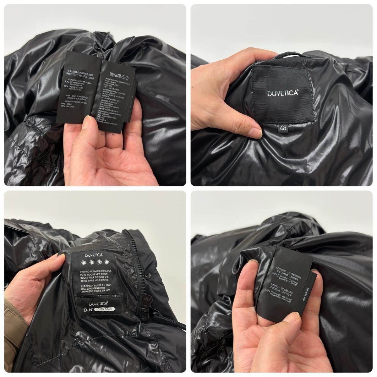 DUVETICA デュベティカ NEKKARDUE ダウン ジャケット BLACK ブラック